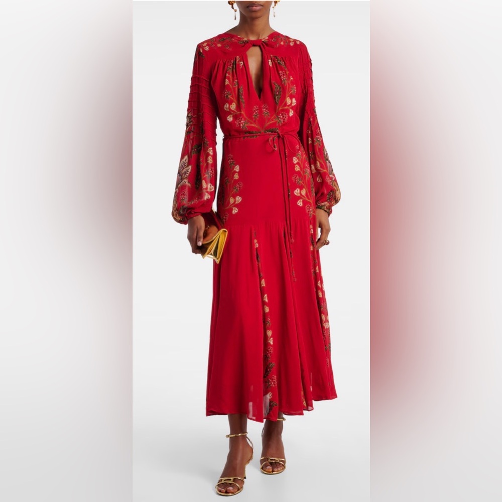 FARM Rio Berry Garden Long Sleeve Dress - Picture 3 of 13